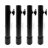 4 Pcs Folding Table Leg Extenders  Stainless