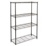 Amazon Basics 4 Shelf Adjustable Heavy Duty Steel