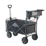 Macsports Foldable Portable Push Pull Wagon Cart