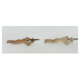 2 Prone Plastic Machine Gunners