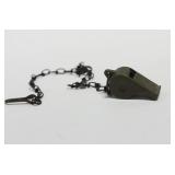 Plastic 1944 Army Green Whistle