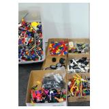 X pounds of Legos, Erectors, etc