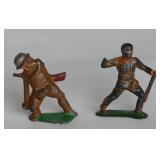 Soldier Throwing Grenade & Walking Soldier