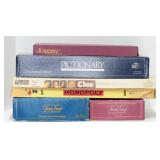 5+ Board Games, Monopoly, Clue, Scrabble,