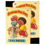 (2) Garbage Pail Kids Bad Brad 18b