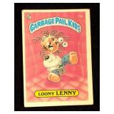Garbage Pail Kids Loony Lenny 17b Glossy Back