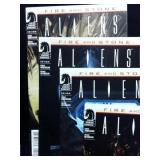 Complete set of (4) Aliens - Fire and Stone