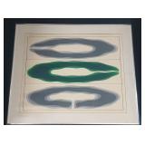 1969 Signed Abstract Colored Painting 25/25