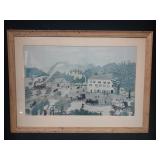 Moses Print Of Victorian Village