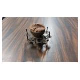 Antique Thread Caddy & Pin Cushion