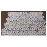 Hexagon Pinwheel Pattern Quilt