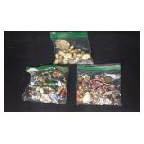 3 Bags Of Costume Jewelry