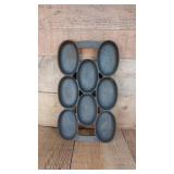 Gate Marked Oval Gem Pan 8 Slots Embossed P 5