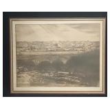 Signed Print Of  Arabian City