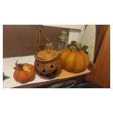 All Fall Decor On Bench