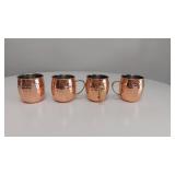 4 Moscow Mule Cups