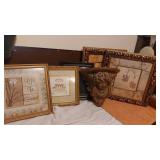 6 Pcs of Home Decore, Cherab Wall Sconce, 5 Framed