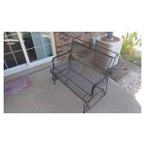 Double Seat Iron Glider