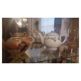 Tea Pot Shelf Contents