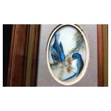 Painted Bluebirds on Glass Painted Bluebirds on Glass
