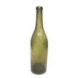 12' Antique Olive Green Bottle Bubbles Straw Marks 12' Antique Olive Green Bottle Bubbles Straw Marks