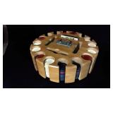 Large Poker Caddy & Poker Chips Large Poker Caddy & Poker Chips