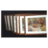 Lot Of 7 Framed Prints of Medical History Lot Of 7 Framed Prints of Medical History
