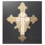 Decorative Tin Cross 19 x 15 Decorative Tin Cross 19 x 15