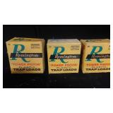 3 Remington Green R Trap Load Boxes Empty 3 Remington Green R Trap Load Boxes Empty