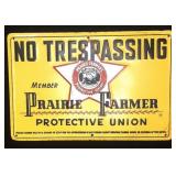 Authentic Prairie Farmer Protective Union Sign Authentic Prairie Farmer Protective Union Sign