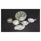 Mixed Lot Glass Collection, Cut Glass, Pressed, Mixed Lot Glass Collection, Cut Glass, Pressed,