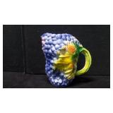 Italian Grape Wine Pitcher 7 1/2' Italian Grape Wine Pitcher 7 1/2'