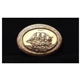 Oval Ship Plaque Caracas Kruzhentern Oval Ship Plaque Caracas Kruzhentern