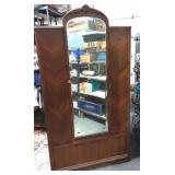 1930s Cedar Beveled Glass Door Wardrobe 1930s Cedar Beveled Glass Door Wardrobe