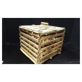 Antique Chicken Egg Crate w Decorative Eggs Antique Chicken Egg Crate w Decorative Eggs