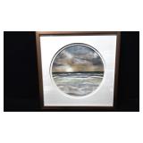 Ocean View of Sunset Framed Art Ocean View of Sunset Framed Art