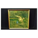 Vintage Surrealism Art Signed SJ DiFranco Vintage Surrealism Art Signed SJ DiFranco