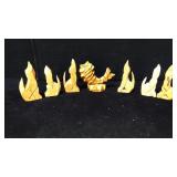 Lot Of 7 Wood Folk Art Carvings Lot Of 7 Wood Folk Art Carvings