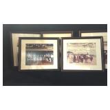 5 Framed Race Horse Winner Photos 5 Framed Race Horse Winner Photos