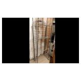 4 Shelve Wire Rack on Casters (about 67' Tall) 4 Shelve Wire Rack on Casters (about 67' Tall)