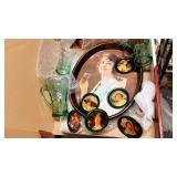 New Coke Tray w 6 Tip Trays and 3 Glasses New Coke Tray w 6 Tip Trays and 3 Glasses