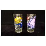 Two 1977 McDonalds Glasses Big Mac & Grimace Two 1977 McDonalds Glasses Big Mac & Grimace