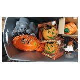 50 Gallon Tote w Halloween Decorations 50 Gallon Tote w Halloween Decorations