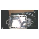 Silver Plated Serving Tray Silver Plated Serving Tray