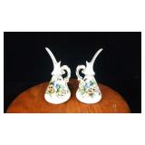 2 Welsley Hand Painted Ewers 2 Welsley Hand Painted Ewers