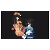 2 Porcelain Dolls w/ Shoes 2 Porcelain Dolls w/ Shoes