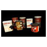Collection Of Vintage Advertising Tins Collection Of Vintage Advertising Tins