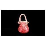 Beautiful Pink Glass Purse Decor Beautiful Pink Glass Purse Decor