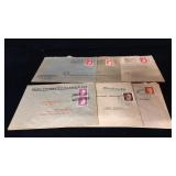 6 Different German WWII Stamped Envolopes 6 Different German WWII Stamped Envolopes