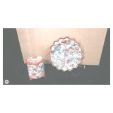 Oriental Plate & Candy Dish Oriental Plate & Candy Dish